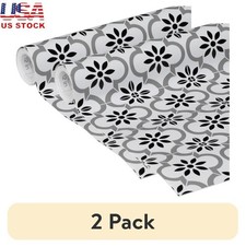 2 PACK Removable Adhesive Shelf Liner Contact Paper Smooth 20 in x 15 ft Roll