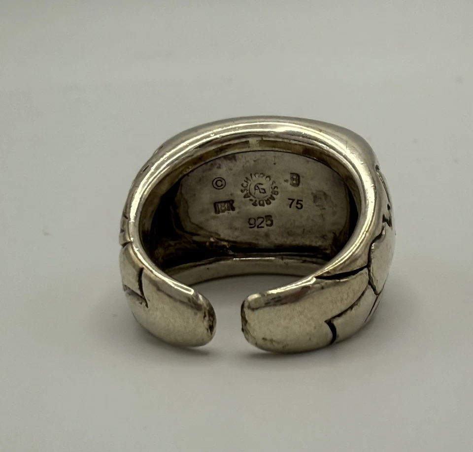 Vintage Eric Grossbardt Picasso Ring Size 8 - Image 2 of 4