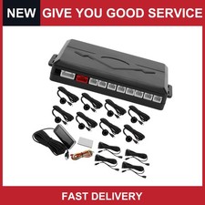 Car Auto Vehicle Reverse Backup Radar System Front 8Pcs Parking Sensors