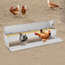Automatic Chicken Feed Trough Feeder Poultry Trough Chicken Feeder Floor Stand