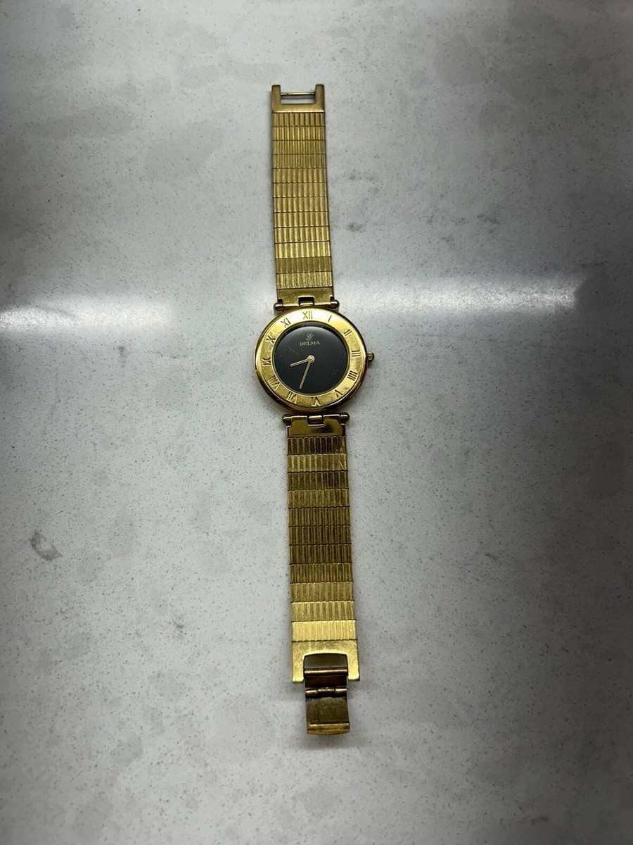 DELMA SWISS MADE 腕時計 DELMA SWISS MADE QUARTZ GOLD PLATED WOMEN'S WATCH. Circa