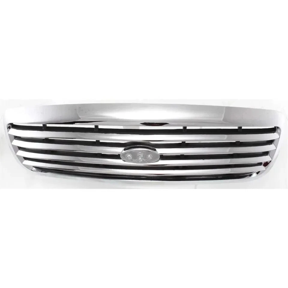 New Front Chrome Grille Side Marker Headlight Fits 1998-2011 Ford Crown Victoria Foto 2 de 4