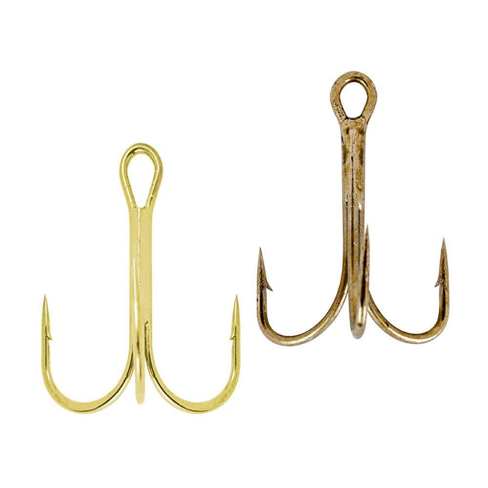 SouthBend Bronze JC26 Fishing Treble Hook Size 14-4 Pack/Extra Sharp