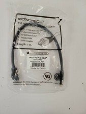 CAT 6 Patch Cord UTP 1 FT Black Cable