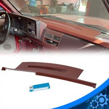 For 88-94 1988-1994 Chevy Gmc C1500 K2500 Yukon Molded Dash Pad Cover Cap Garnet