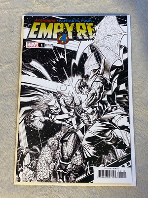 EMPYRE #1 ONE PER STORE McGUINNESS B/W SKETCH VARIANT MARVEL COMICS