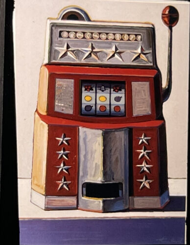 Wayne Thiebaud “Jackpot Machine” 35mm Pop Art Slide - Picture 1 of 2