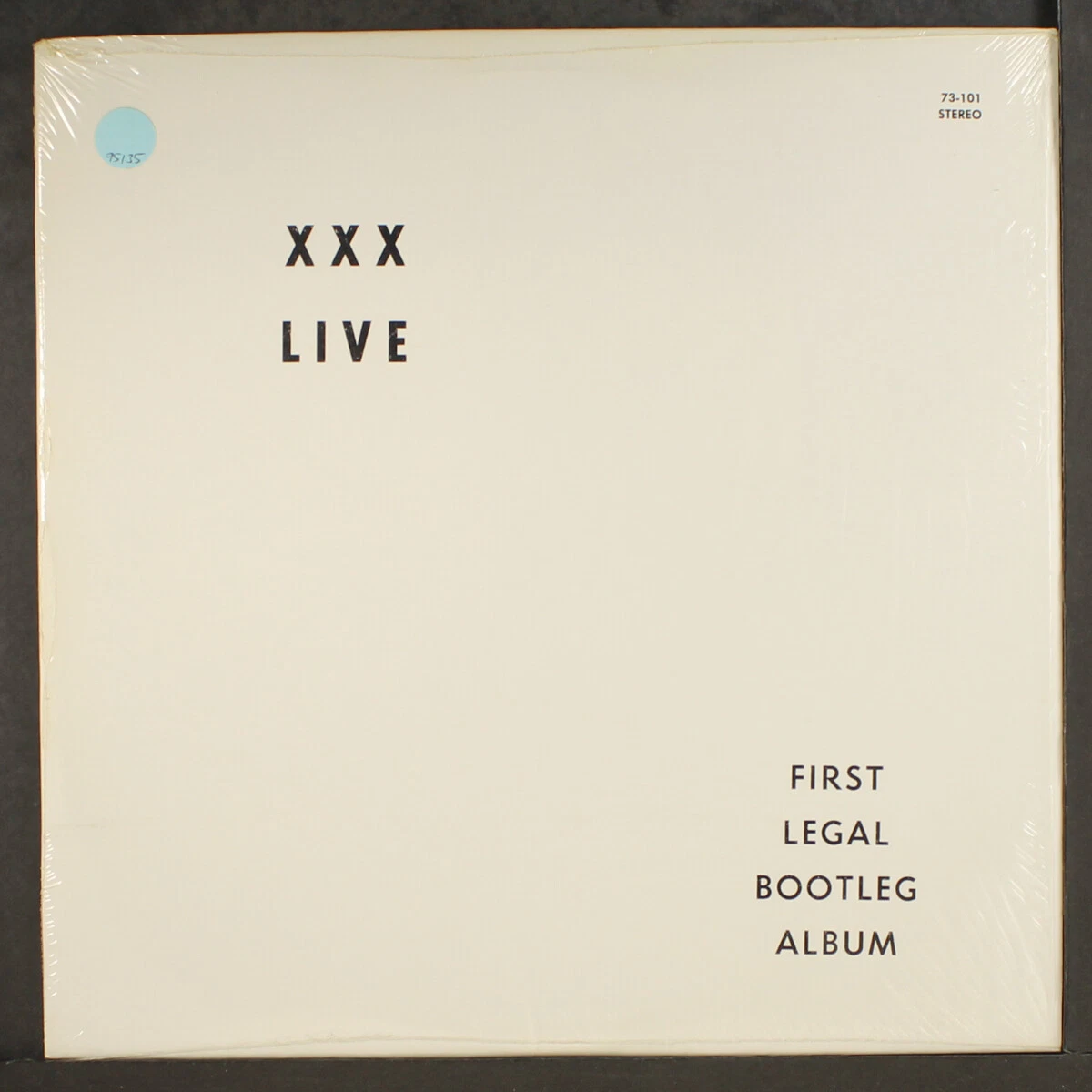 XXX: xxx live (first legal bootleg album) XXX 12 LP 33 RPM | eBay