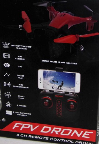 Sky Phantom FPV Drone 4 CH Remote Control Syma Extra LiPo Battery Pack New - Picture 4 of 5