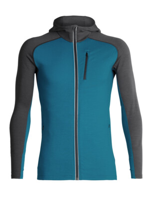 Icebreaker Quantum Hooded Jacket (M) Alpine Monsoon
