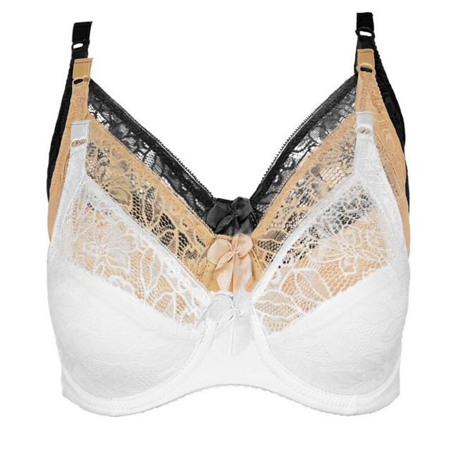 Mierside WX14004 Super Big Bra Women Plus Size D/DD/DDD/E/F/G Bralette For Big Size Women Floral 