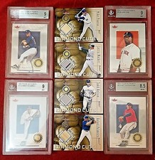 2001 Fleer Authority Diamond Cuts BONDS WALKER *PIAZZA PALMEIRO RIPKEN Jr