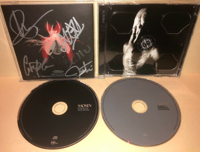 【激レア】SAOSIN CDセット 白盤、黒盤、灰盤 signed Saosin CD In Search of Solid Ground bonus DVD autographed