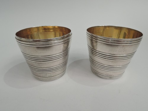 George III Cup Antique Georgian Double Barrel English Sterling Silver 1770 - Picture 3 of 7