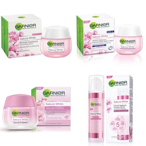 Garnier Sakura White Day Cream SPF21,Night Cream, Aqua