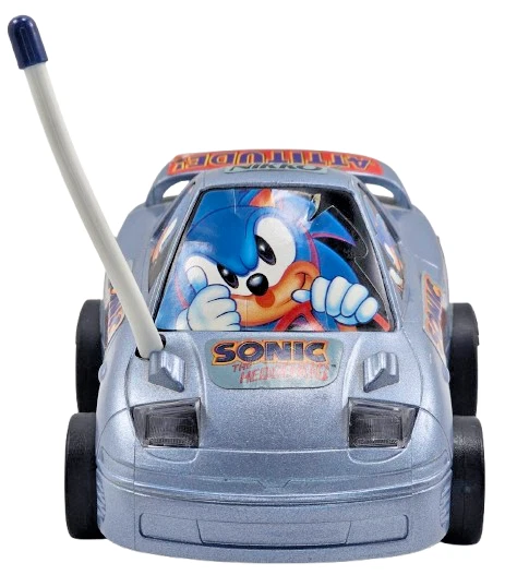 Coche de radiocontrol Sonic the Hedgehog Nikko coleccionable Sega incompleto de colección no funciona Foto 3 de 4