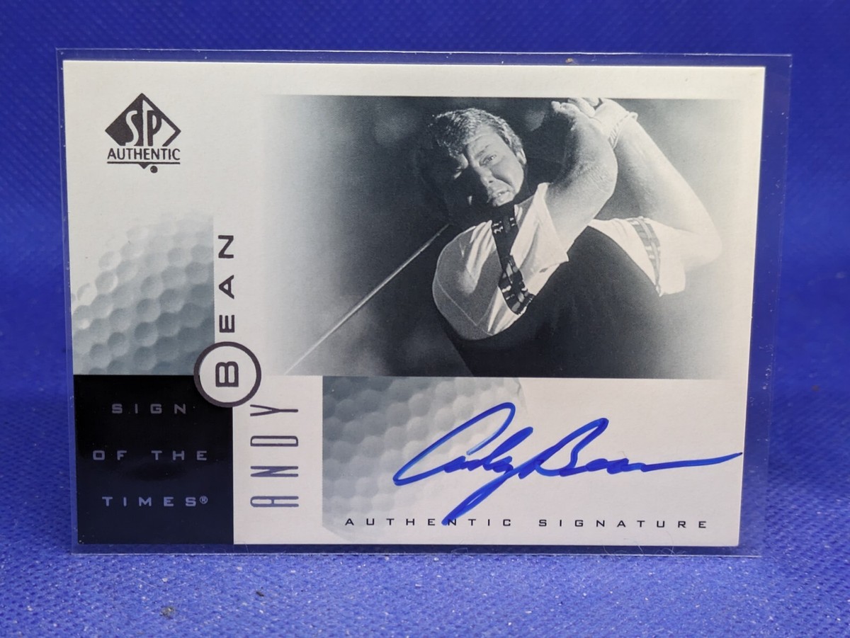 2001 SP Authentic Golf Sign of the Times AUTOGRAPH - COMPLETE YOUR