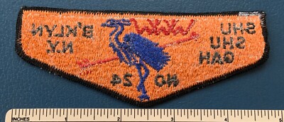 Vintage 1960s OA SHU-SHU-GAH LODGE 24 Order of the Arrow FLAP