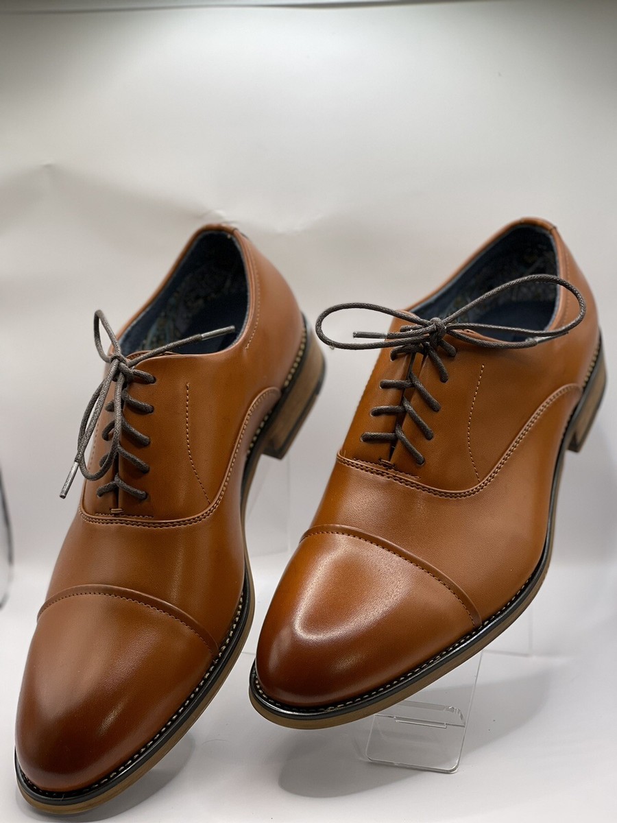 BRUNO MARC NEW YORK Mens Louis 2/Brown Oxford Dress Shoe  display picture 1
