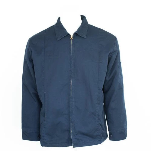 Used B Grade Work Coats Work Jackets Cintas, Redkap, Unifirst, G&K Navy Blue image 2