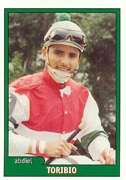 Absiel Toribio trading card (Horse Racing) 1998 Jockey Star #193