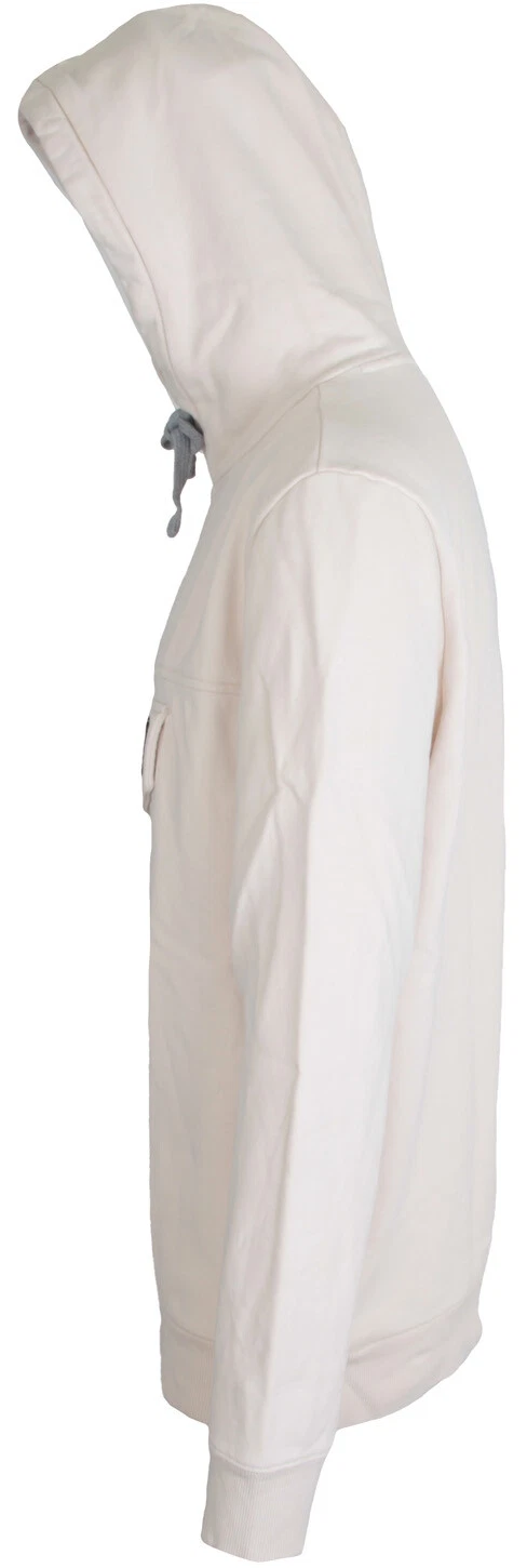 SACAI NAPAPIJRI Felpa con cappuccio uomo felpa BURGEE WINT 2 WHITECAP GREY 2XL XXL