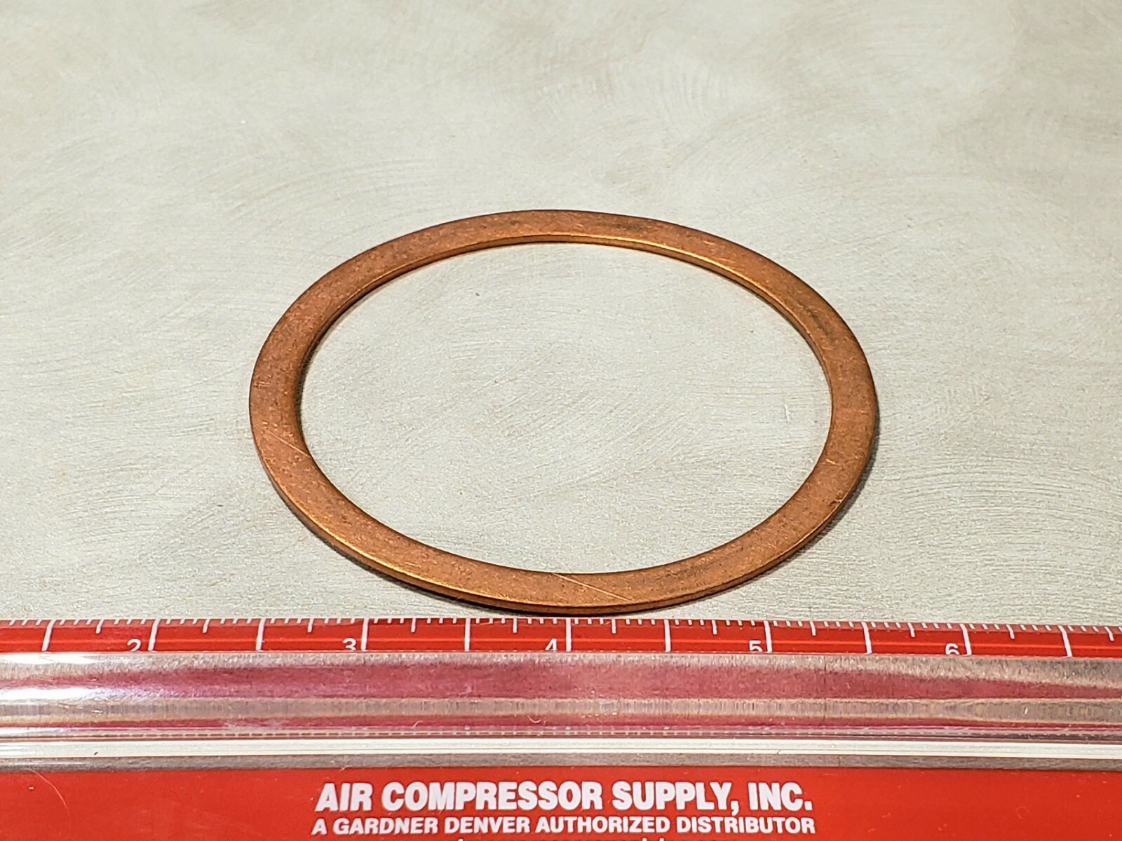 Gardner Denver 25BC365 (903729-6 or -150) 3-1/2" Air Compressor Copper Gasket