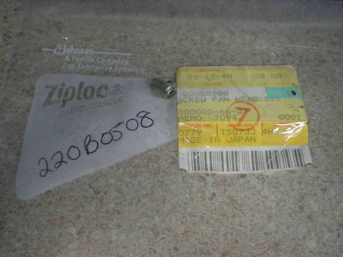 NOS OEM Kawasaki Pan Head Screw1967-2005 KZ1100 KD80 ZX750 F4 G3