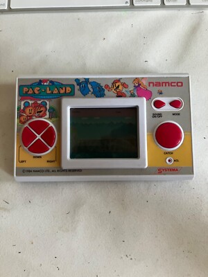 Namco Pac Land Vintage von 1984, LCD funktionierendes Handheld Spiel, mit Sound. 