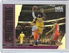 2020-21 Hoops Courtside Holo #7 LeBron James Insert