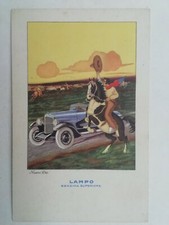 ADVERTISING POSTCARD FLASH PETROL UPPER NANNI SIAP CAR CAR