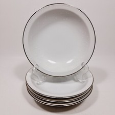 Modern China & Table Institute Enchantment 7.5" Soup Pasta Bowls #5717 Set of 4