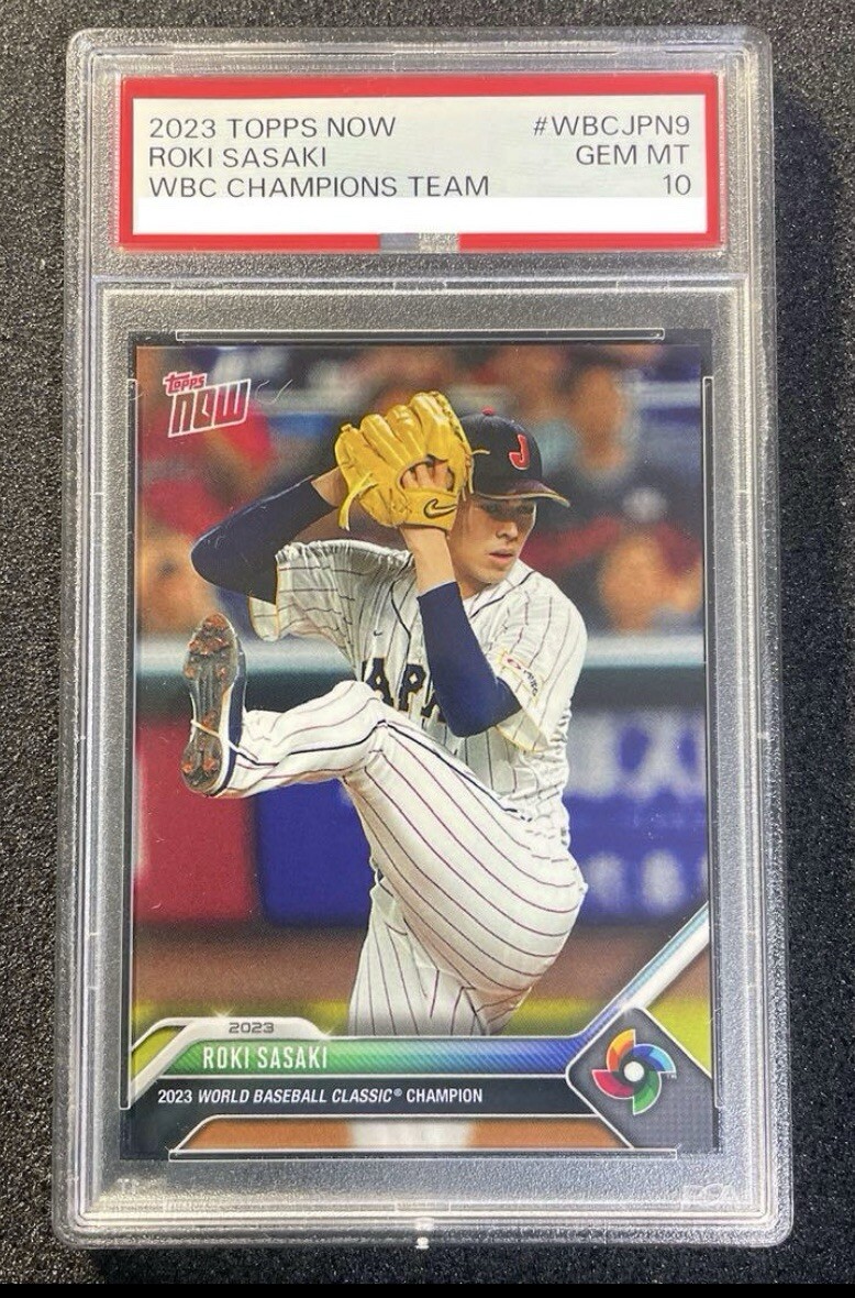 2023 Topps now 佐々木朗希 wbc チェコ戦 49枚限定 2023 Topps now 佐々木朗希 wbc チェコ戦 49枚限定 2023 TOPPS