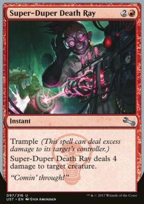 Magic the Gathering MTG Super-Duper Death Ray (97) Unstable   LP