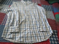 Tasso Elba Men's Large Multi-Color Geometric/ Plaid Button Up Long Sleeve Shirt
