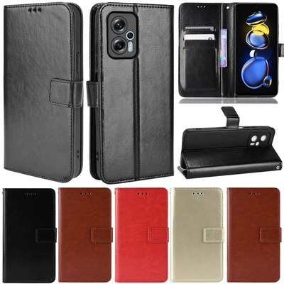Slim Wallet Flip Cover Case For Xiaomi Redmi Note 12 Note 11s Note 10 10A 10C 9A