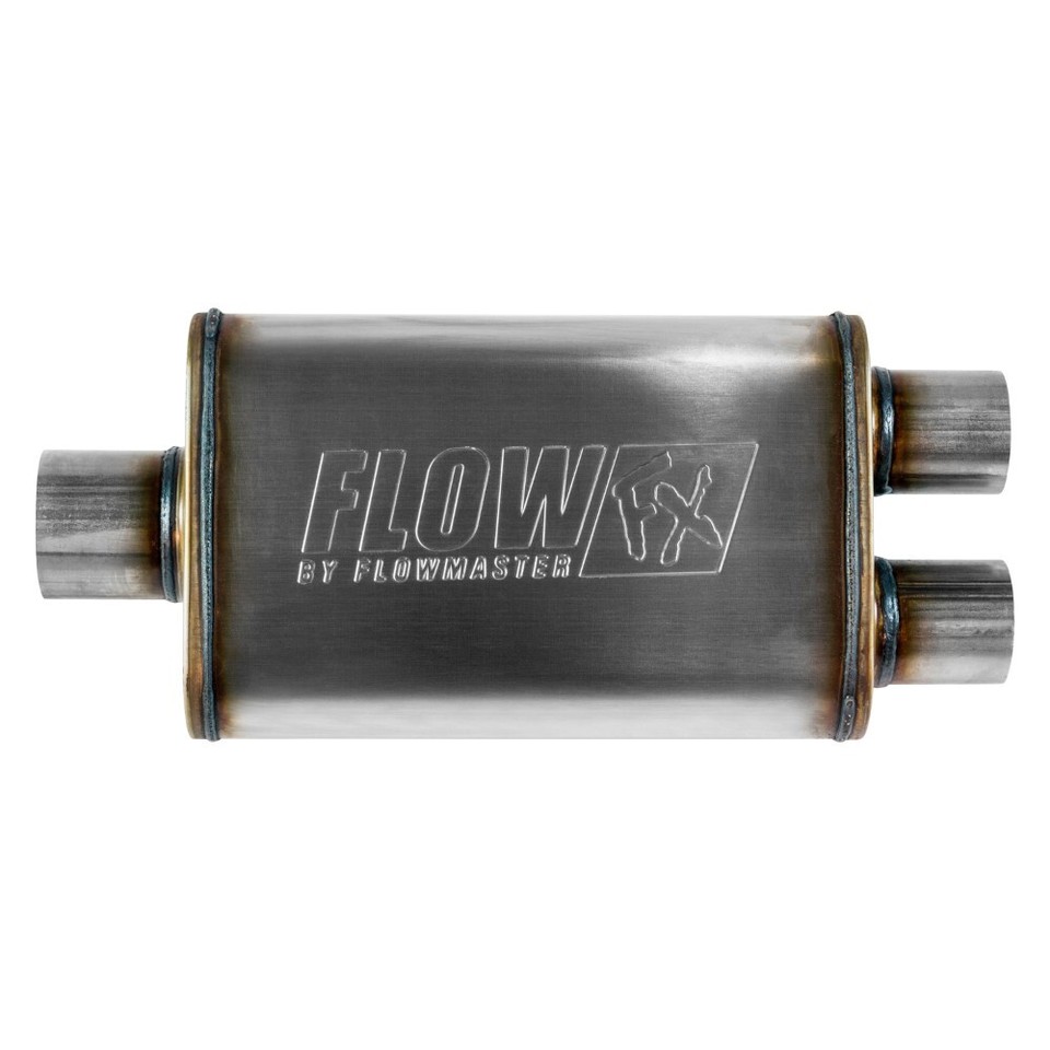 Flowmaster Flow FX Muffler 3" Center In / 2.5" Dual Out Moderate Sound ...