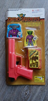 Tyco Dino Riders Soft Bullet TARGET Set Vintage 