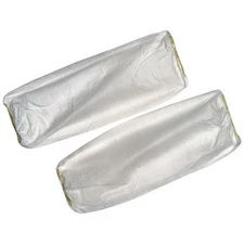 Cellucap Polycoated PP Disposable Sleeves White 18" L | 100 Pair