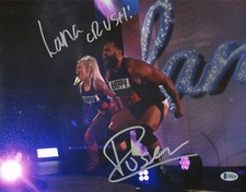 Rusev & Lana Signed 11x14 Photo BAS Beckett COA WWE Day #1 Picture Autograph 234