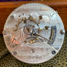 1911 Elgin Grade 335 18S 17 Jewels Hunter Case Pocket Watch Movement Repair