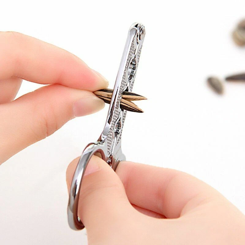 Multifunction Stainless Steel Sunflower Melon Seed Plier Nutcracker Tool Kitchen - Image 2 of 4