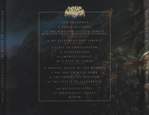 Infant Annihilator ‎- The Battle Of Yaldabaoth CD - Death