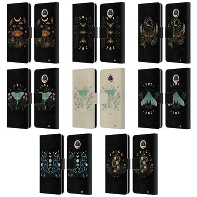 EPISODIC DRAWING ILLUSTRATION ANIMALS LEATHER BOOK CASE FOR MOTOROLA PHONES