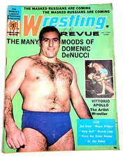 WRESTLING REVUE - SEPT 1972 - DOMENIC DENUCCI / BOBBY HEENAN / BOB ORTON
