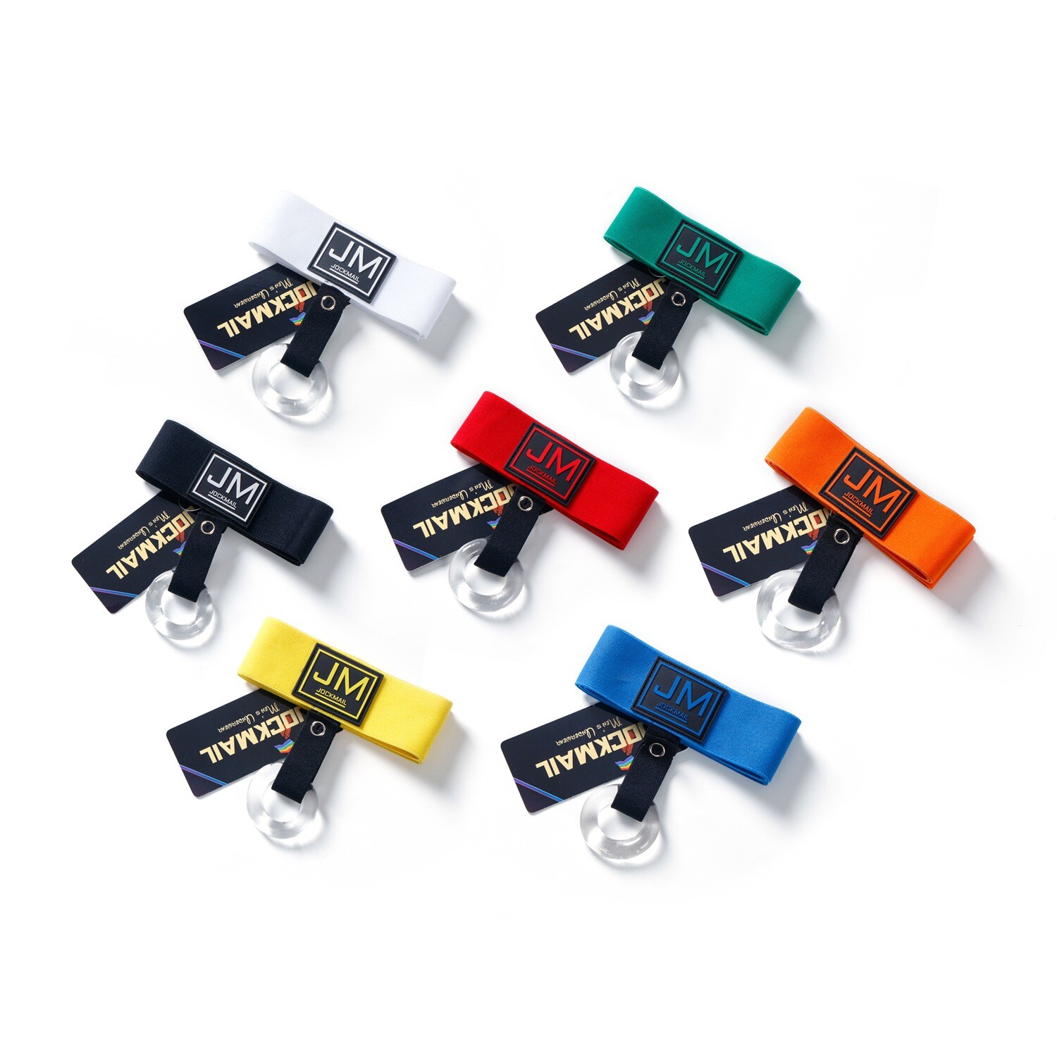 JOCKMAIL Gay Mens Detachable Soft Silicone Ring Double Thong Underwear Strap