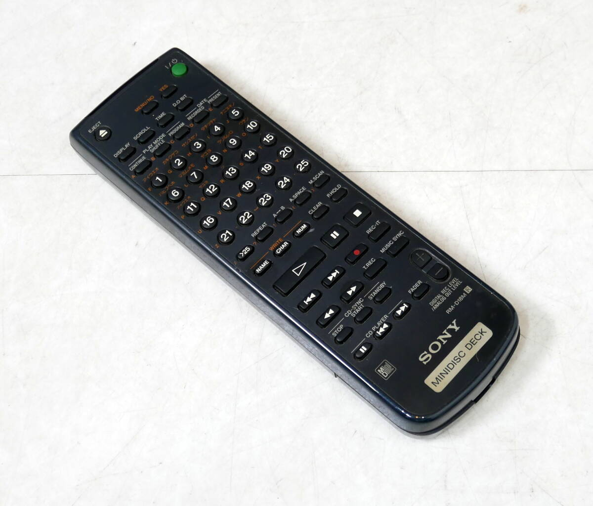 Sony RM-D18M Remote Control for MD Deck MiniDisc MDS-JB920 Tested