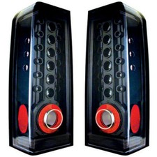 Nuevo juego de luces traseras LED negras para H3 Hummer HU2800100 HU2801100 2006-2010