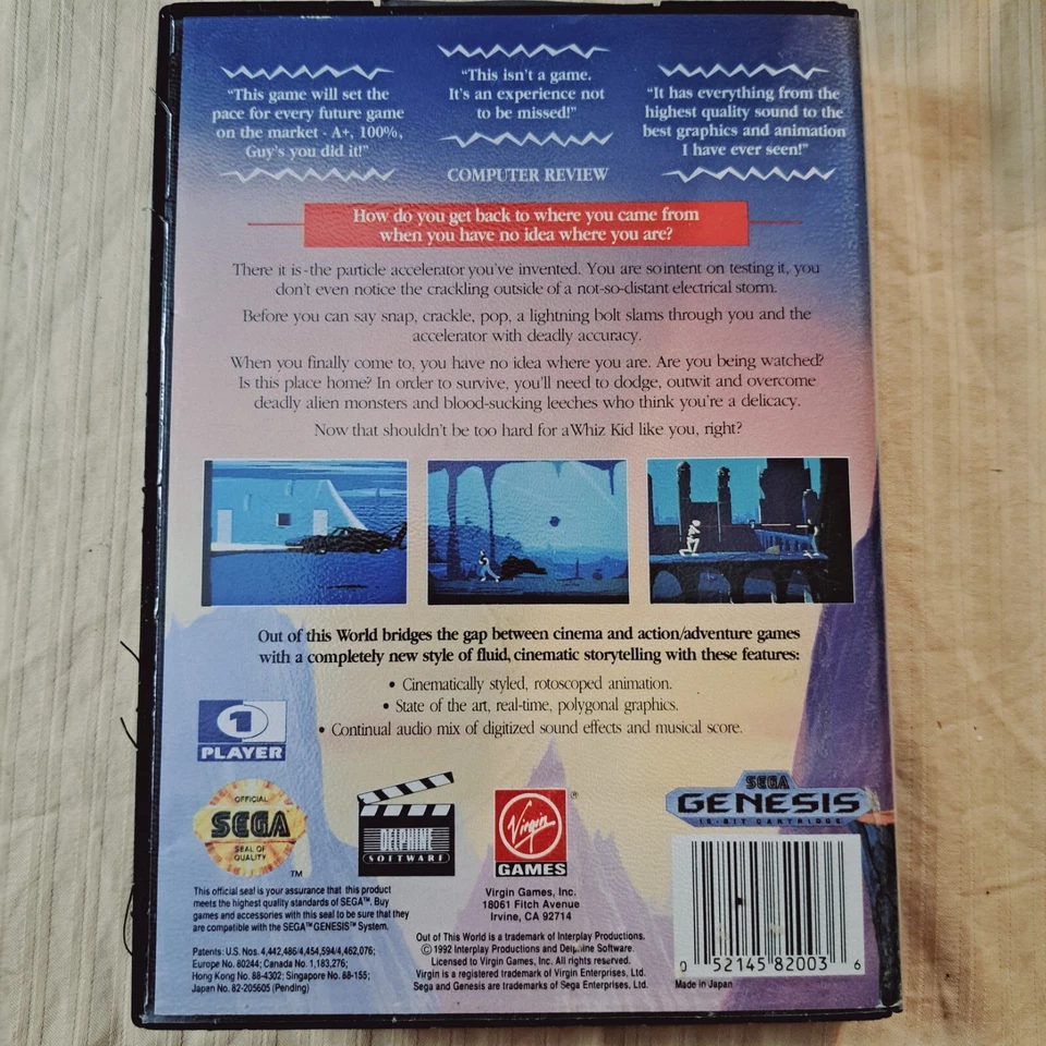 Sega Genesis - Out of this world - Image 4 of 4