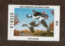 NH6 New Hampshire State Duck Stamp. MNH. OG.